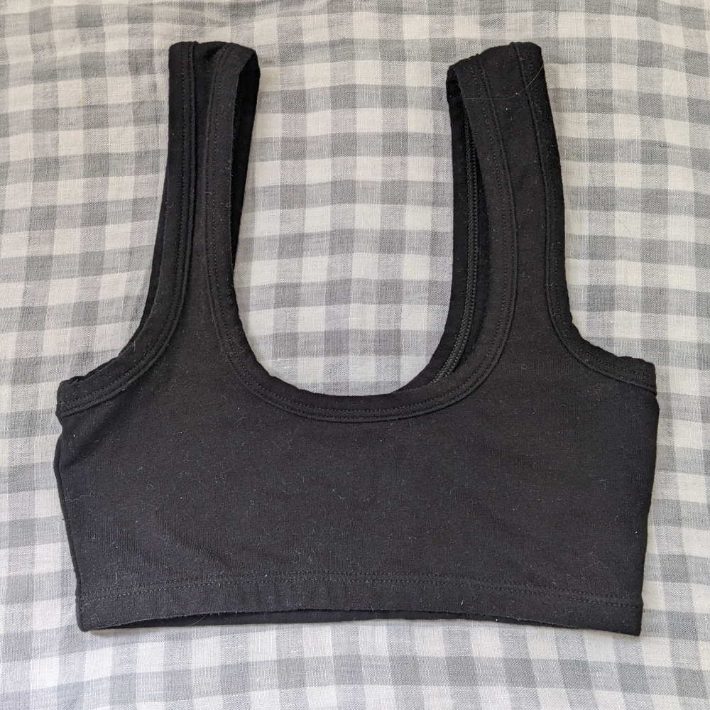 ARQ Black Wide Strap Bra